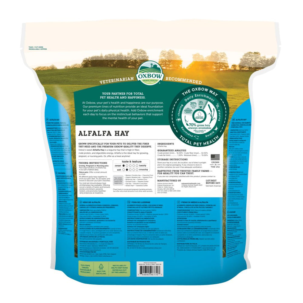 Oxbow Small Animal Alfalfa Hay 40oz.