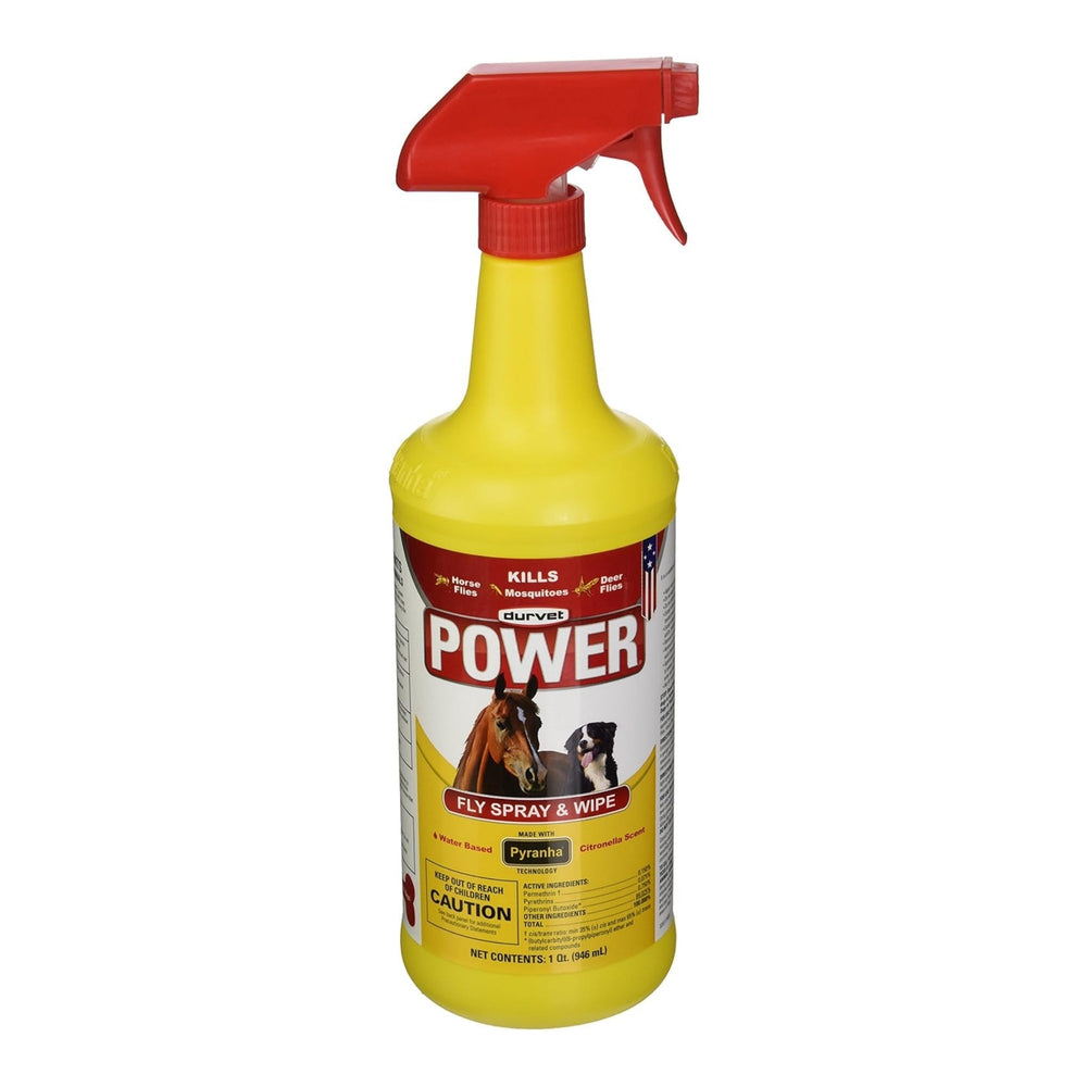 Durvet Power Fly Spray & Wipe 32oz.