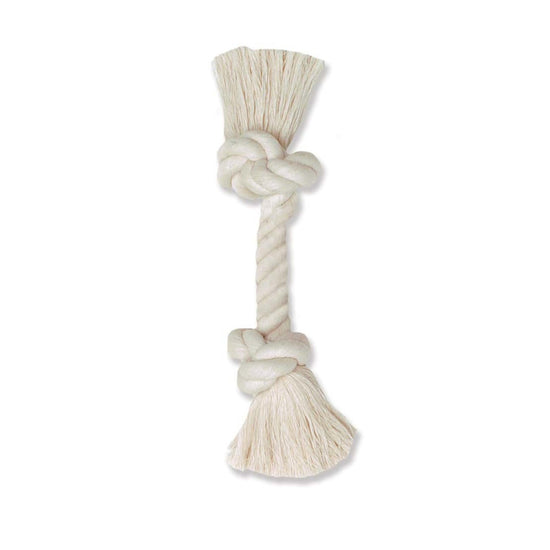 Mammoth Pet Products 100% Cotton Rope Bone White 1ea/6 in, Mini for your Pet Dog with Pet Store X.