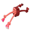 Mammoth Pet Products EXTRA Flossy Chew Monkey Fist Dog Toy Red/Black/Pink/Orange 1ea/MD, 14 in