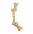 Mammoth Pet Products Flossy Chews EXTRA Peanut Butter Scented Dog Toy 2 Knot Bone, 1ea/LG, 14 in