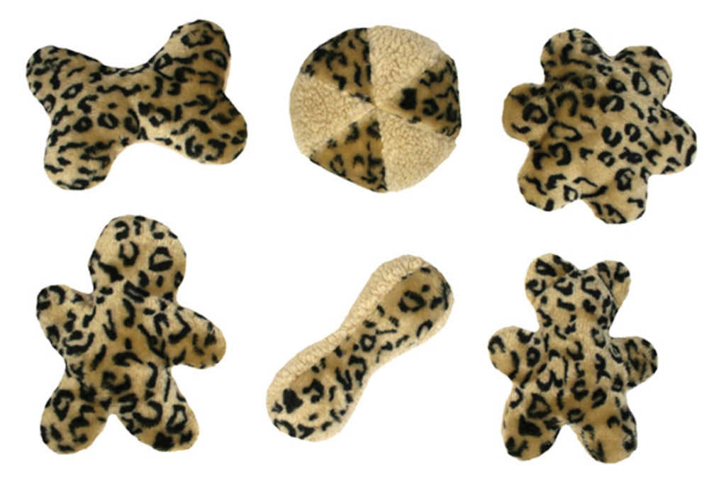 Mammoth Pet Products Jungle Plush Dog Toys Assorted 1ea/54 Piece