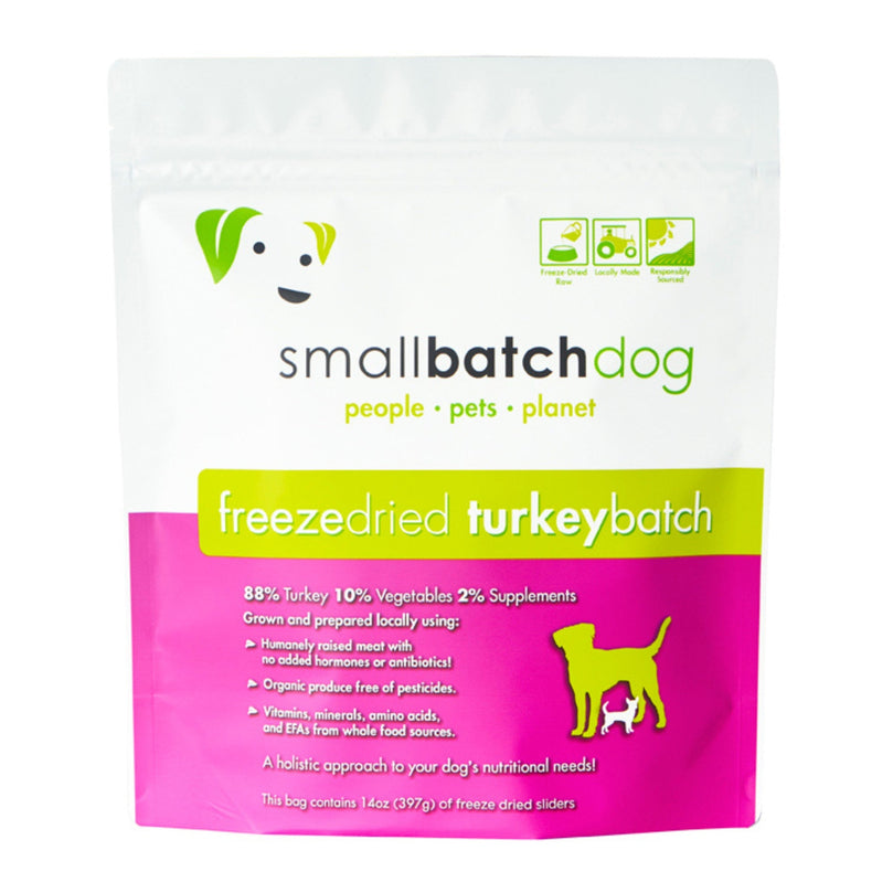 Small Batch Freeze Dried Turkey Sliders - 14oz for your Pet Dog with Pet Store X!