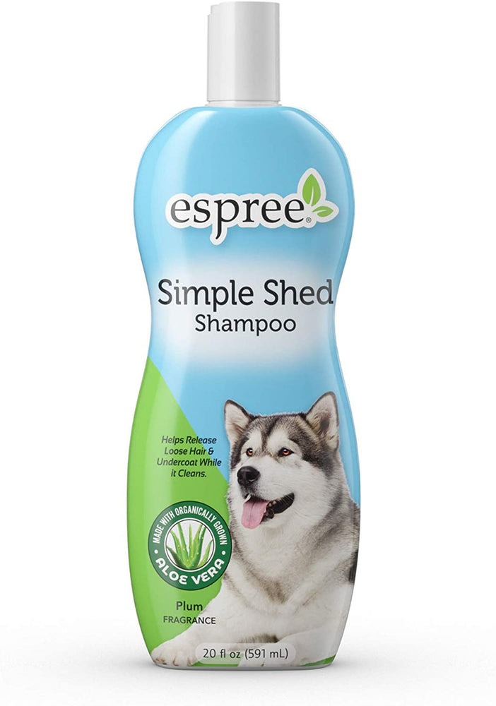 Espree Simple Shed Shampoo with Aloe Plum Scent 1ea/20 oz for your Pet Dog with Pet Store X.