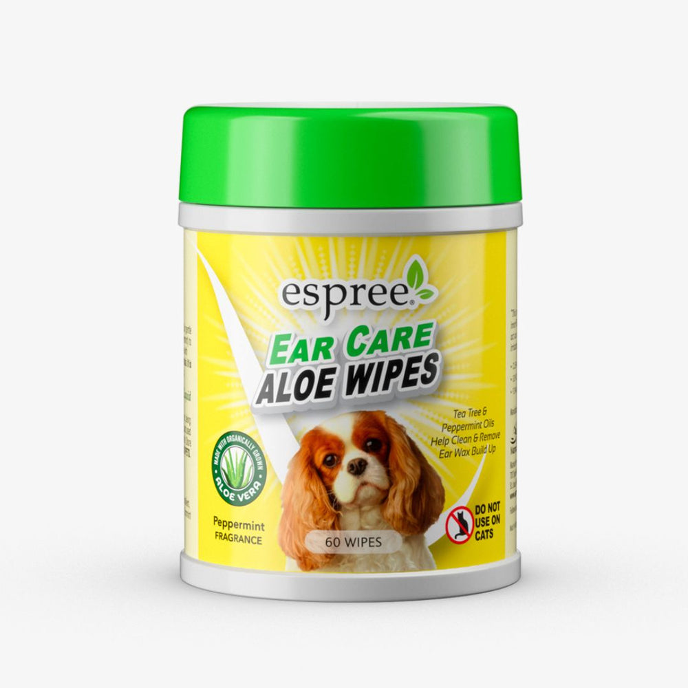 Espree Ear Care Aloe Wipes for Dogs 1ea/60 ct