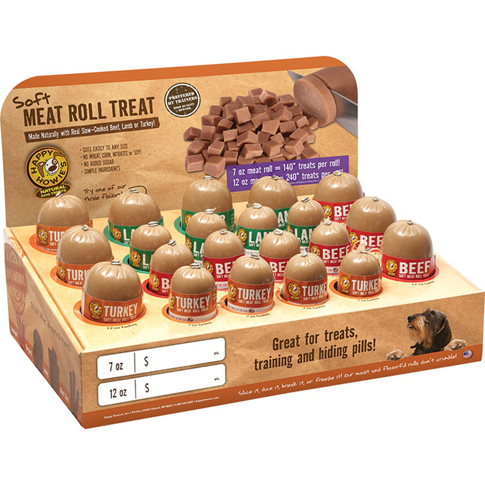 Happy Howie Dog Turkey Roll 12oz for your Pet Dog with Pet Store X!