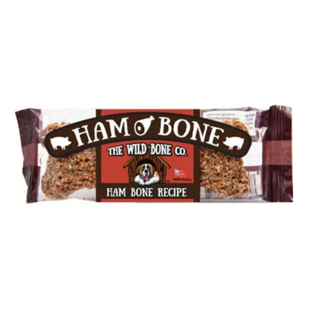 The Wild Bone Co. Jerky Style Dog Treats Display Ham 1oz.-24 Pc