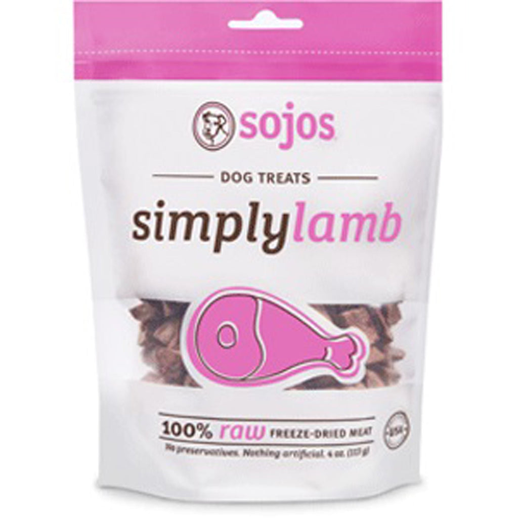 Sojos Dog Simply Lamb Treat 4oz for your Pet Dog with Pet Store X!