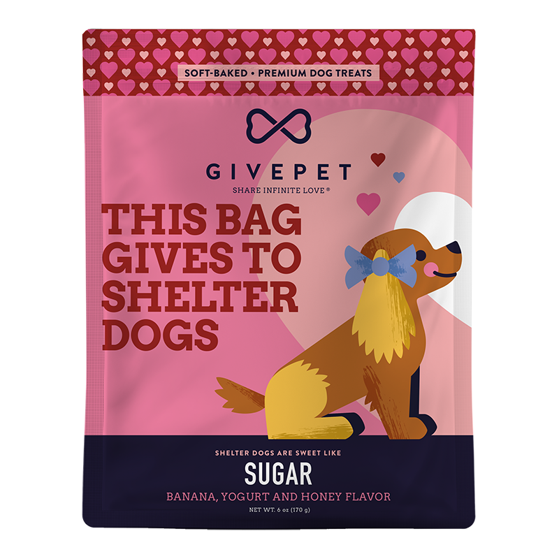 GivePet Holiday Dog Treat Soft Chew Sugar 6oz for your Pet Dog with Pet Store X!