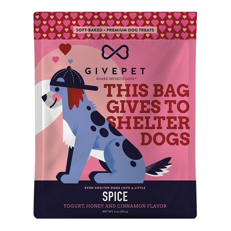 GivePet Holiday Dog Treat Soft Chew Spice 6oz for your Pet Dog with Pet Store X!