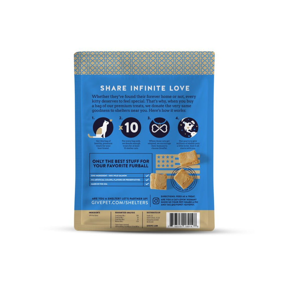 Givepet Cat Grain Free Freeze Dried Purrfect Salmon 125Oz for your Pet Cat with Pet Store X!