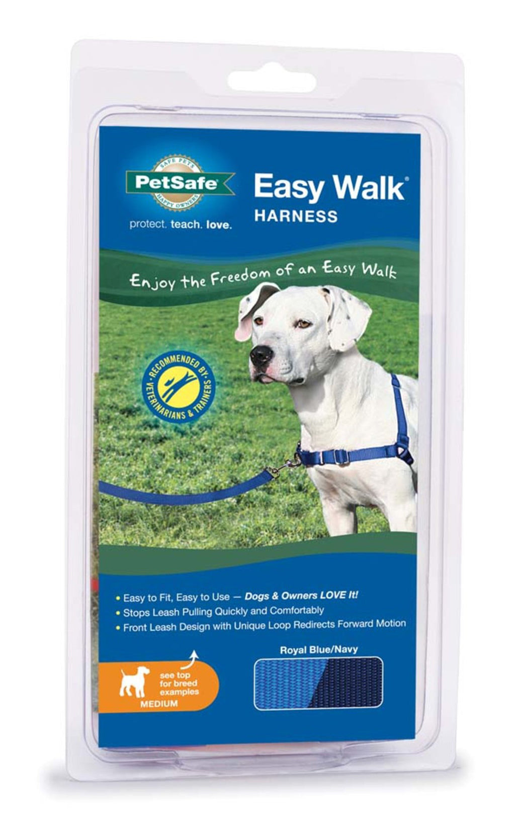 PetSafe Easy Walk Dog Harness Royal Blue/Navy 1ea/MD