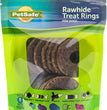 Busy Buddy Natural Rawhide Rings Peanut Butter 1ea/MD, Size B