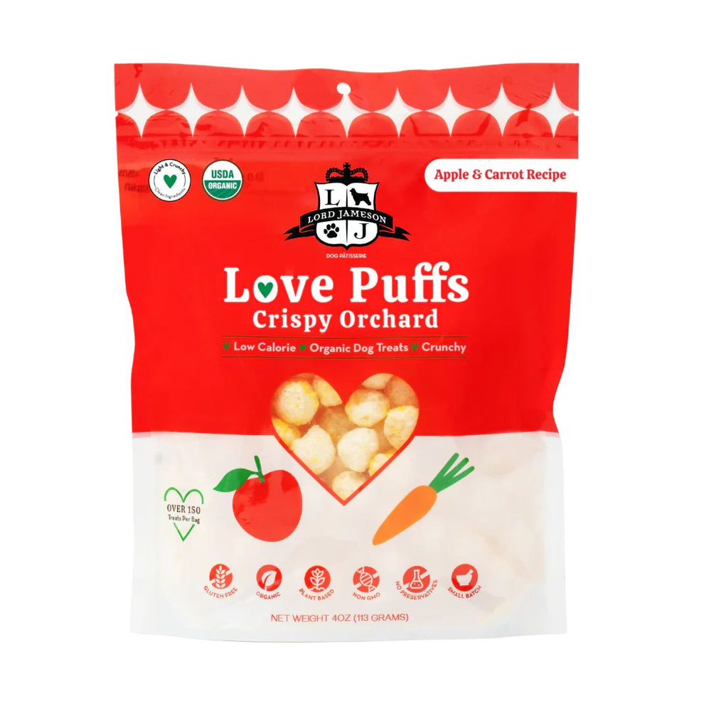 Lord Jameson Dog Puffs Crispy Orchard 4Oz