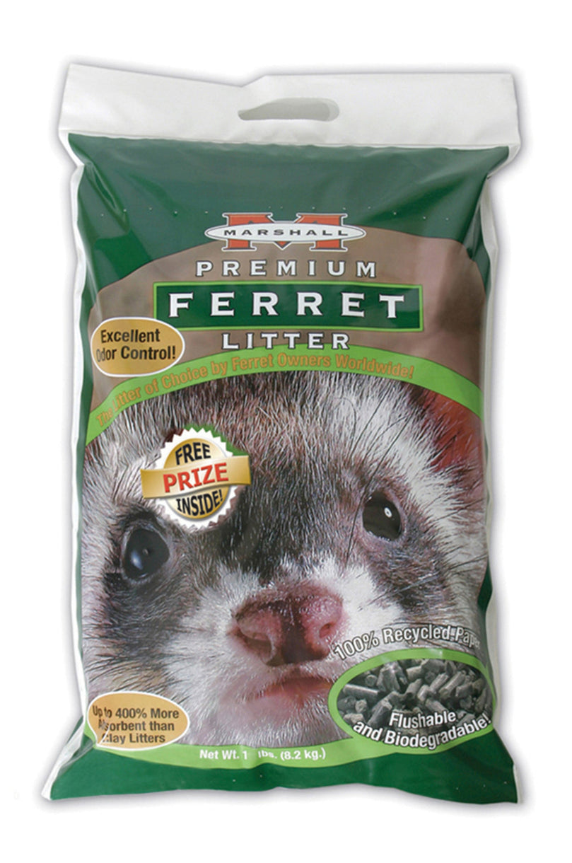 Marshall Pet Products Premium Ferret Litter Bag 1ea for your Pet Small Animal with Pet Store X.