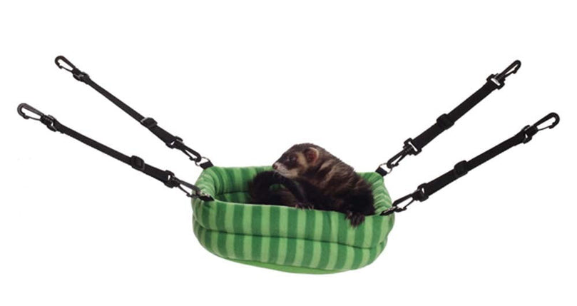 Marshall Pet Products 2-in-1 Ferret Bed Green 1ea for your Pet Small Animal with Pet Store X.