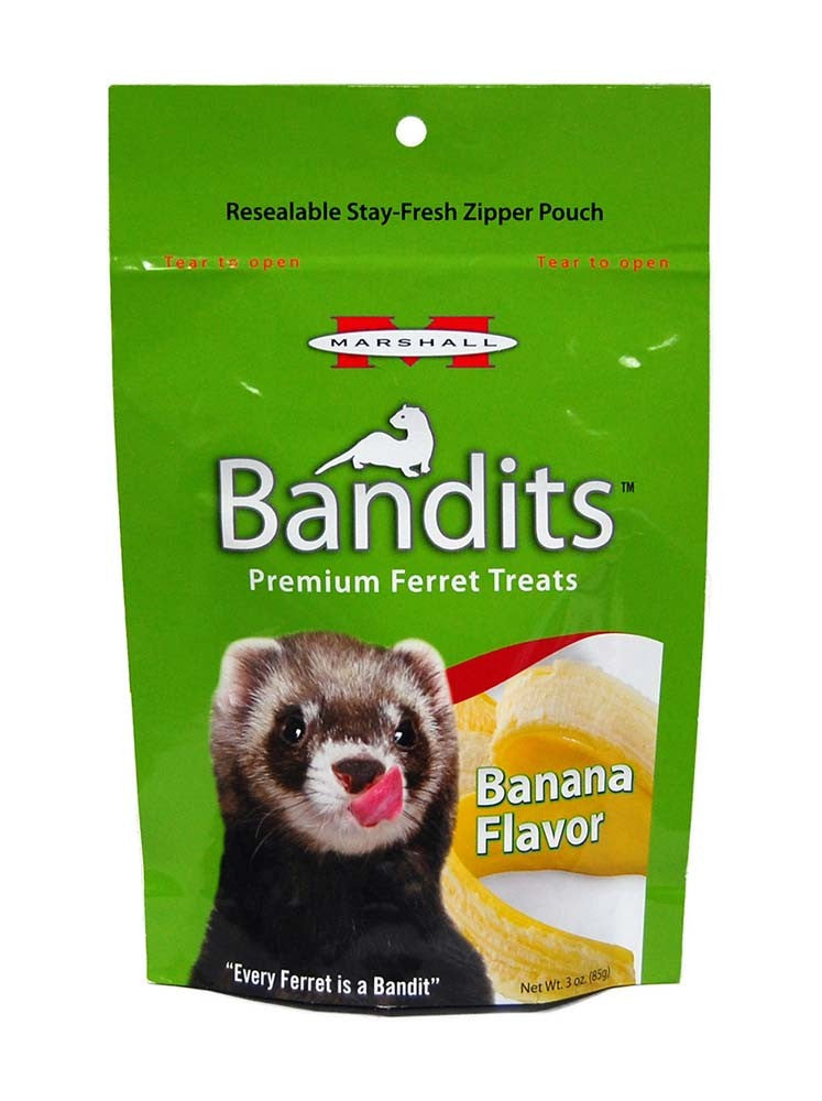 Marshall Pet Products Bandits Ferret Treat Banana 1ea/3 oz for your Pet Small Animal with Pet Store X.