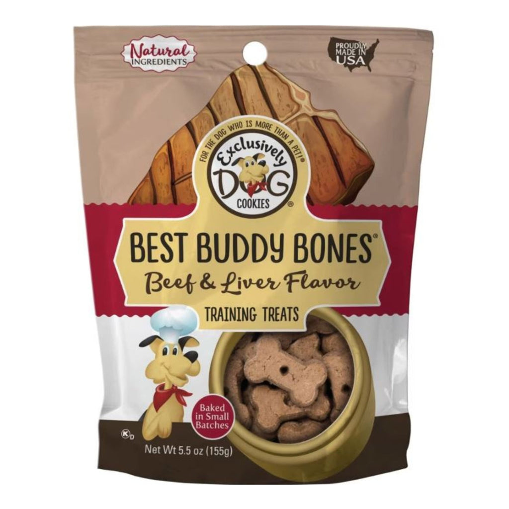 Exclusively Pet Best Buddy Bones Beef Liver 5.5oz.