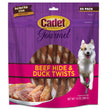 Cadet Gourmet Beef Hide & Duck Dog Twist Sticks Beef Hide & Duck 1ea/5 In. (50 ct)