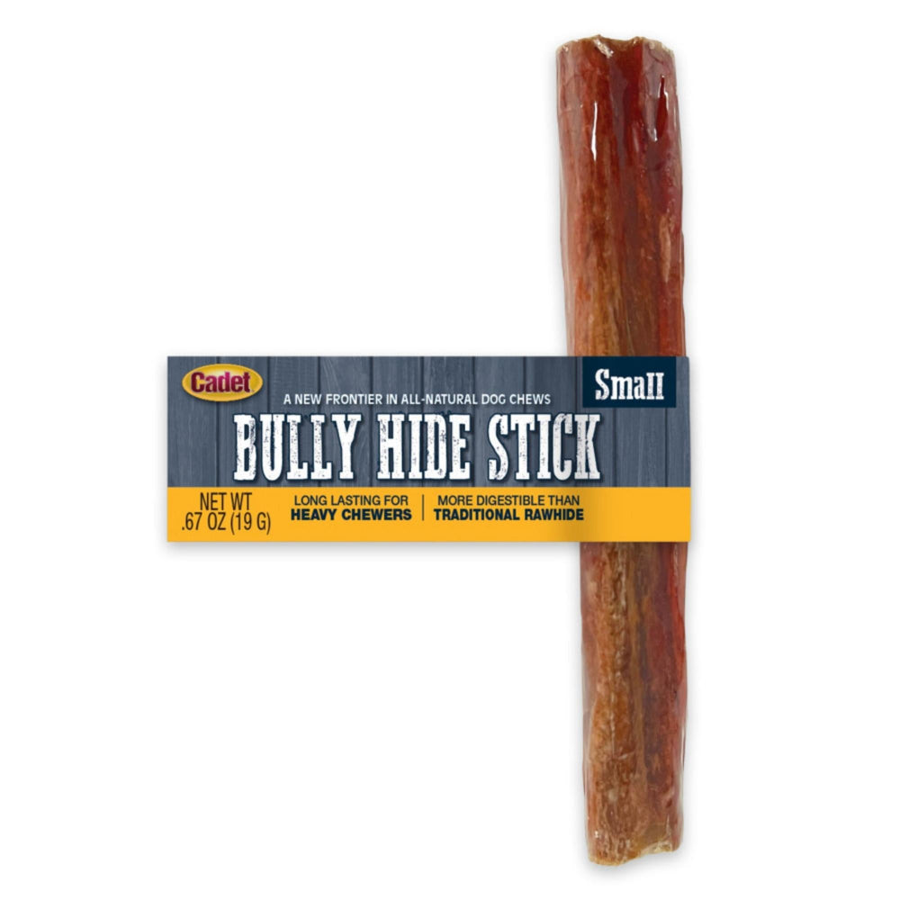 Cadet Bully Hide Sticks All-Natural Dog Chews Small Stick, 100ea/1 ct for your Pet Dog with Pet Store X!