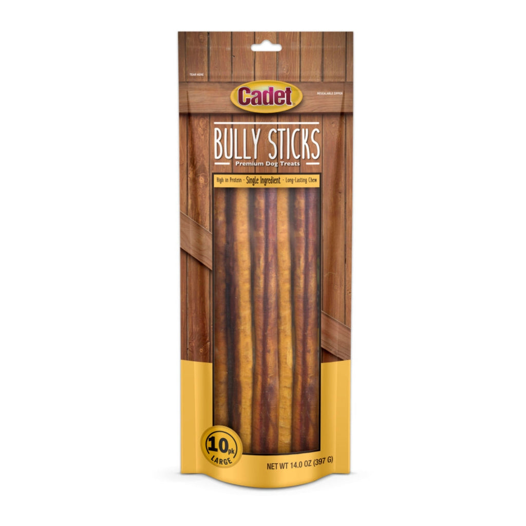 Cadet Large Bully Sticks 1ea/Large 10 ct for your Pet Dog with Pet Store X!