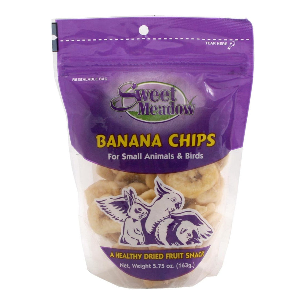 Sweet Meadow Farm Banana Chips Treat for Small Animals 1ea/5.75oz.