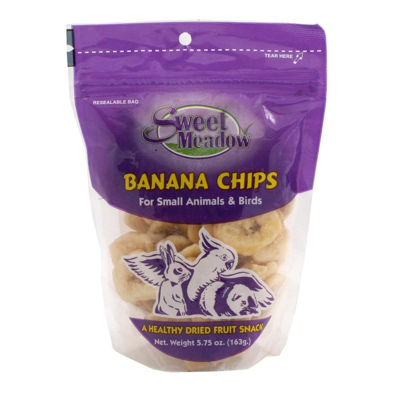 Sweet Meadow Farm Banana Chips Treat for Small Animals 1ea/575oz for your Pet Small Animal with Pet Store X.