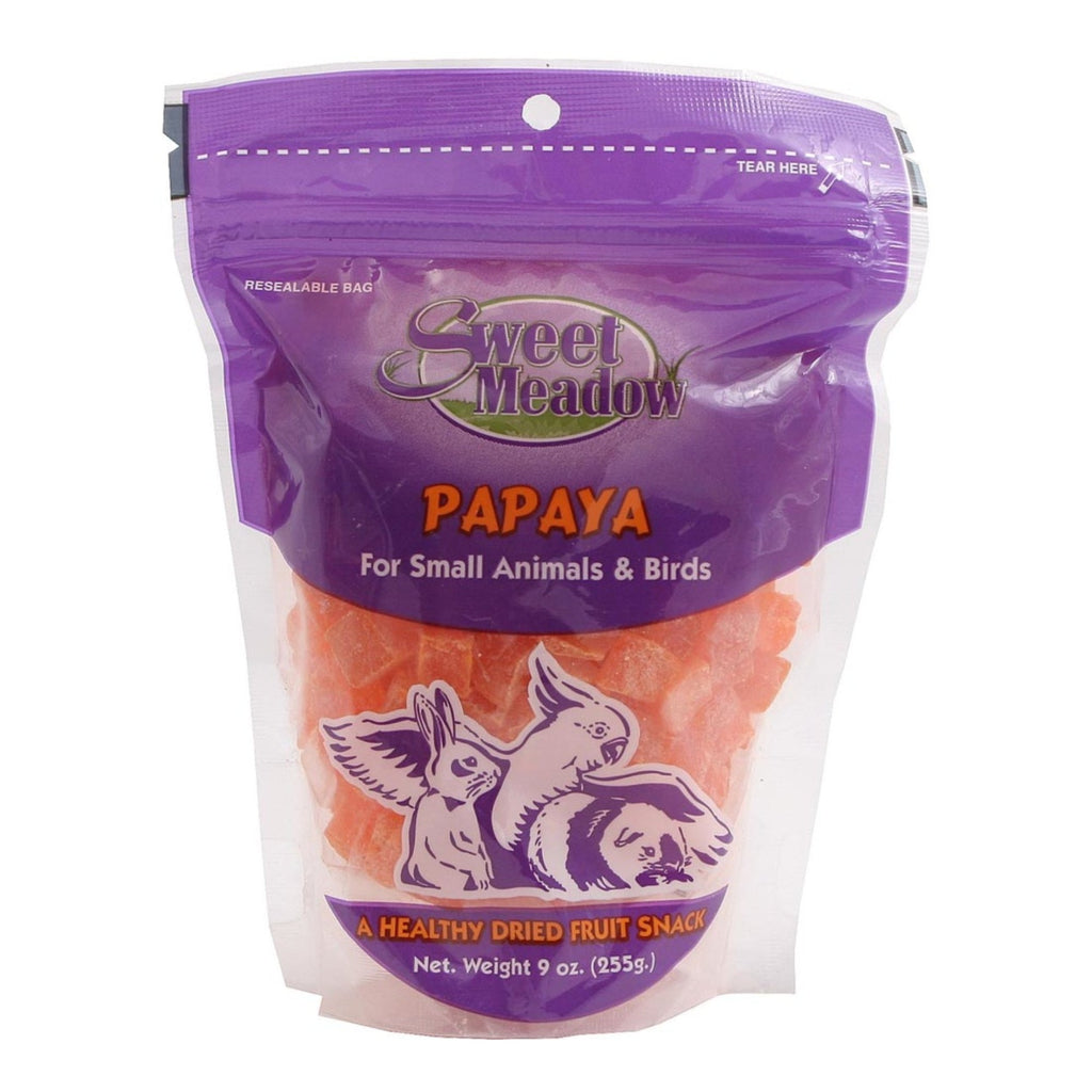 Sweet Meadow Farm Dried Papaya Treat for Small Animals 1ea/9oz for your Pet Small Animal with Pet Store X.