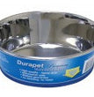 OurPets Rubber-Bonded Premium Stainless Steel Dog Bowl Silver 1ea