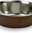 OurPets Durapet Wood Grain Bowl Dark Brown 1ea/4 Cups for your Pet Dog with Pet Store X.