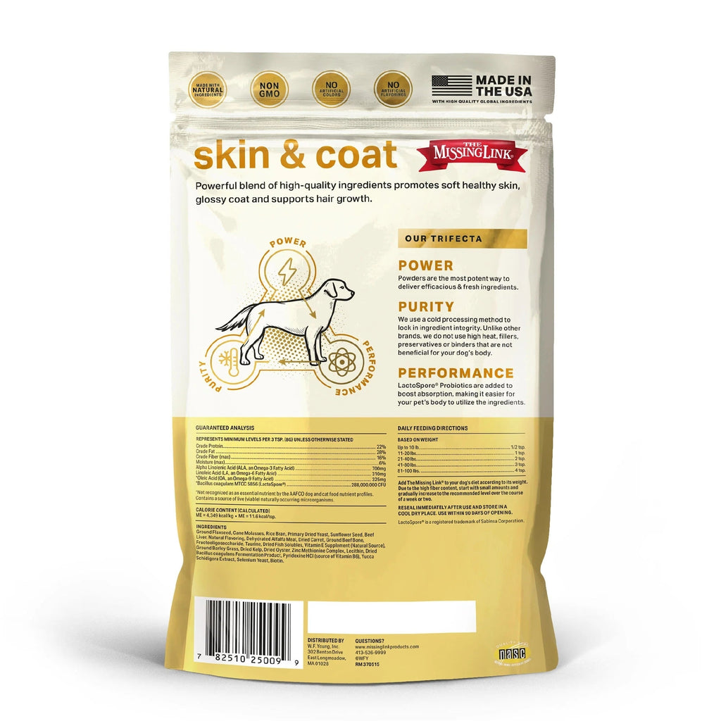 The Missing Link Skin & Coat Dog Supplement Powder 1 Lb