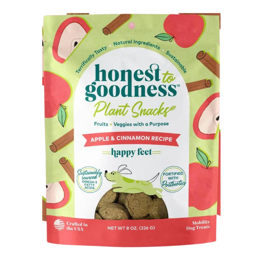 Honest To Goodness Happy Feet Mobility Treats Apple/Cinnamon 8oz.