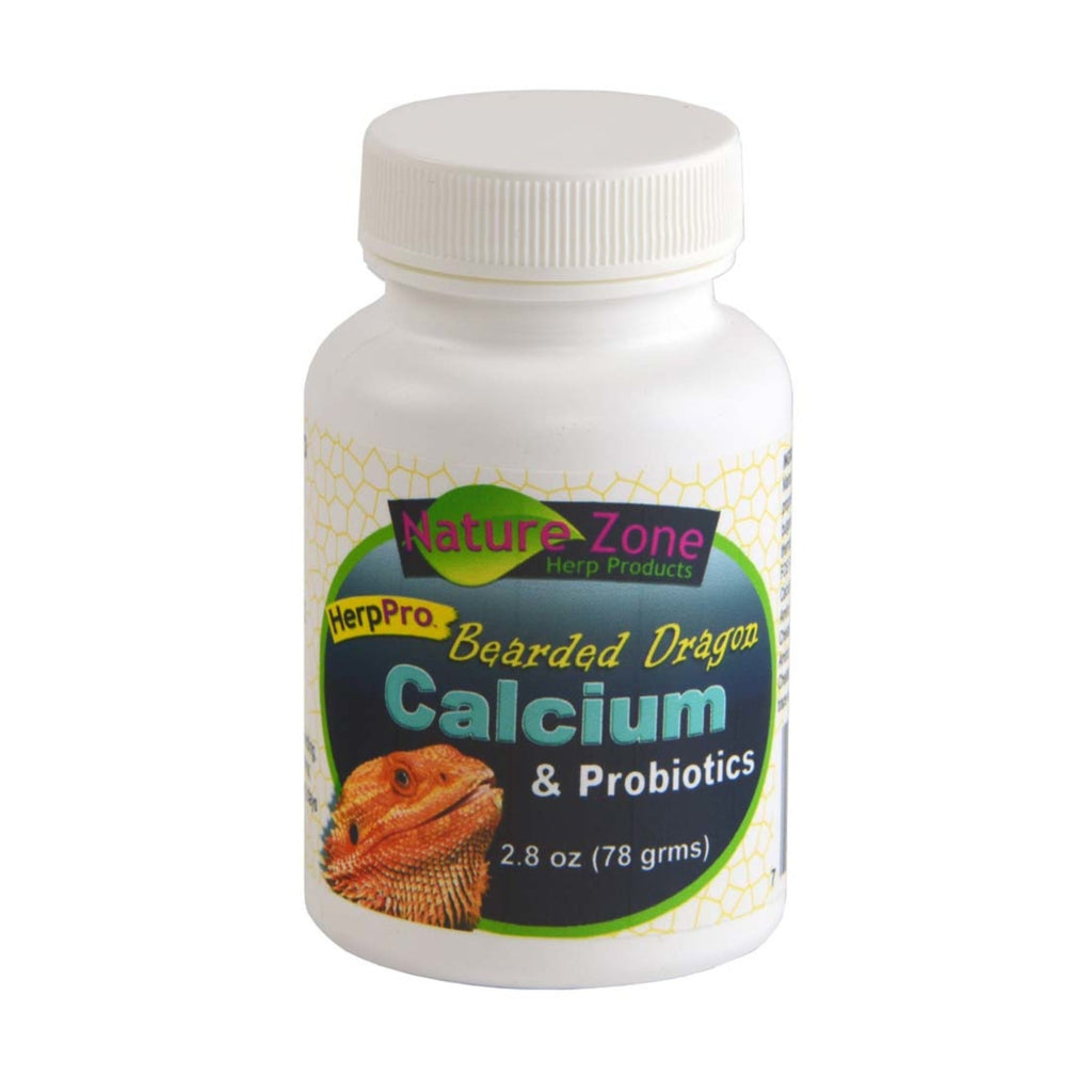 Nature Zone Bearded Dragon Calcium & Probiotics Supplement 1ea/28oz for your Pet Reptile with Pet Store X.