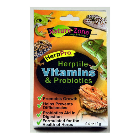 Nature Zone Herptile Vitamins and Probiotics Supplement 1ea/04oz for your Pet Reptile with Pet Store X.