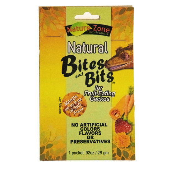 Nature Zone Natural Bites & Bits for Fruit-Eating Geckos 1ea/92oz for your Pet Reptile with Pet Store X.