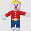 Multipet Mr Bill Plush Dog Toy Multi-Color 1ea/10 in for your Pet Dog with Pet Store X.