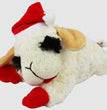 Multipet Lamb Chop W- Santa Hat 10.5 Inch