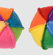 Multipet Felt B Ball(Assorted) 2.5 inch