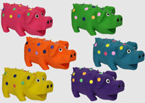 Multipet Pigs That Oink Dog Toy Assorted 1ea/Mini, 4 in