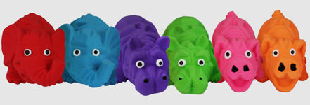 Multipet Latex Origami Pals Dog Toy Assorted 1ea/4 in