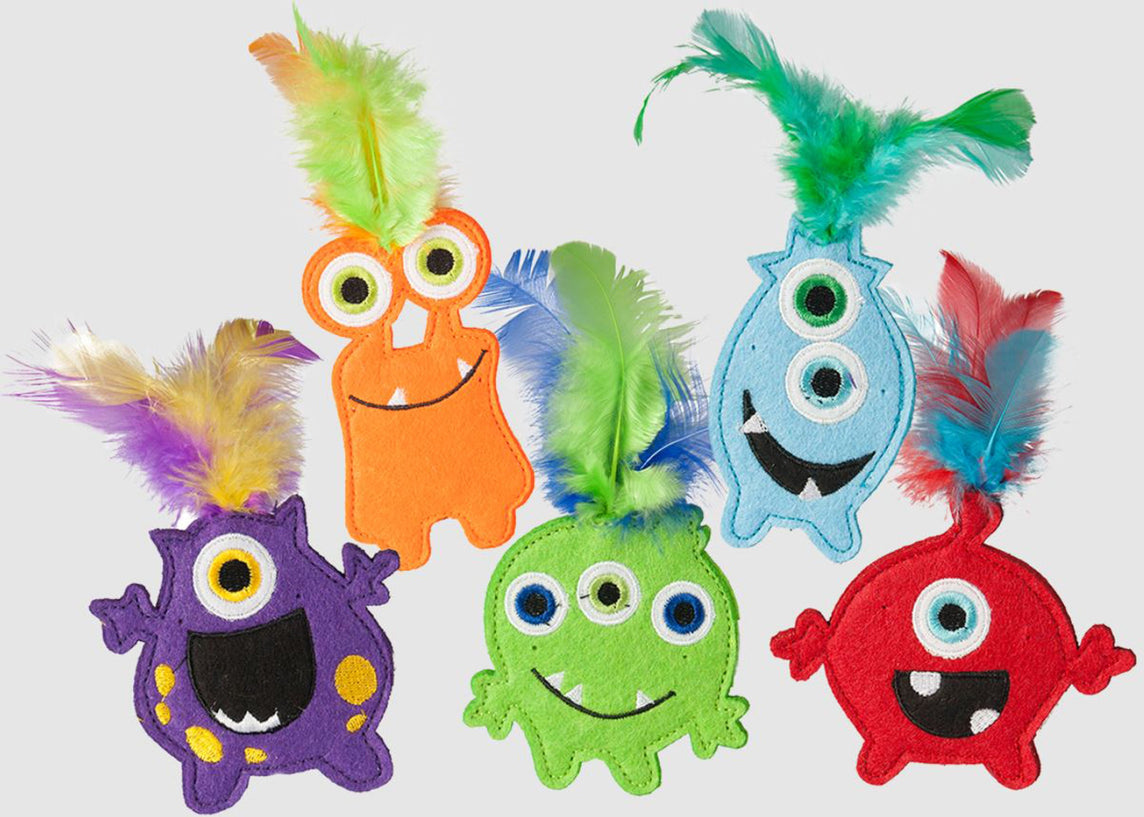 Multipet Monsters w- Catnips 4 inch