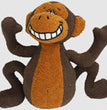 Multipet Deedle Dudes Dog Toy Monkey 1ea/8 in