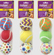 Multipet Tennis Ball 3Pack (Assorted) for your Pet Dog with Pet Store X.