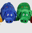 Multipet Globlets Plush Dog Toy Pig Assorted 1ea/9 in