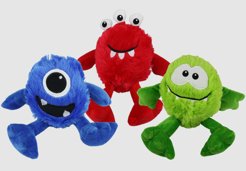 Multipet Plush Monster With Large Squeaker 9 Inch for your Pet Dog with Pet Store X.