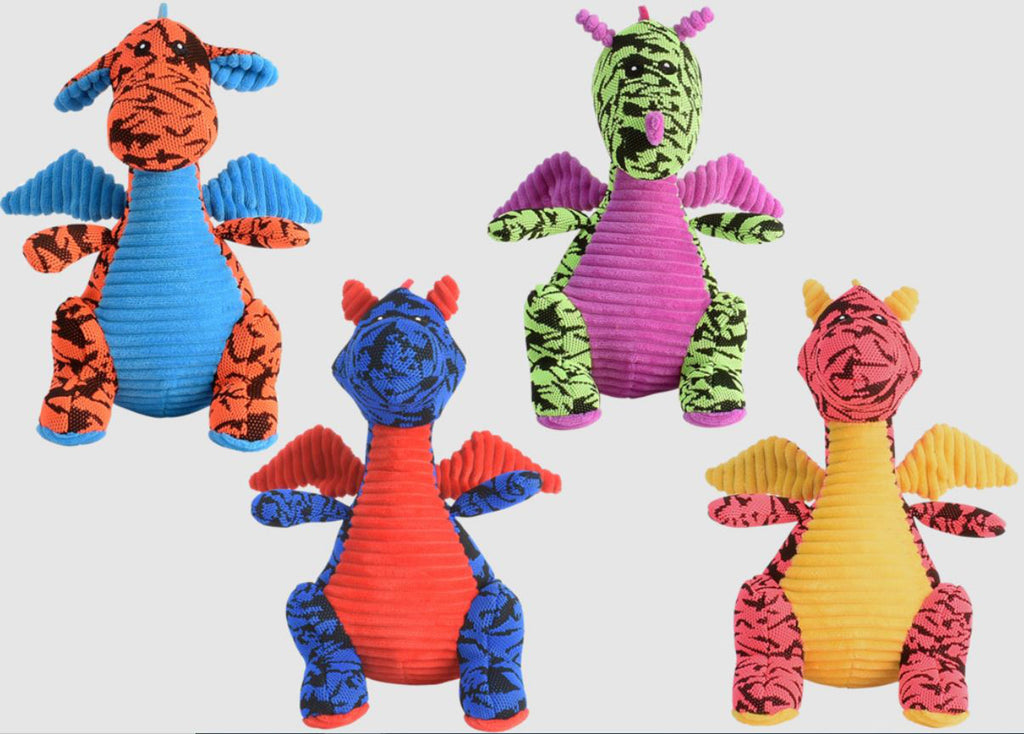 Multipet Dragon Dog Toy Assorted 1ea/12 in for your Pet Dog with Pet Store X.