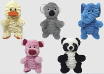 Multipet Wrinkleez Plush Dog Toy Assorted 1ea/9 in