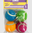 Multipet Squeaky Tennis Balls 4Pk. 2 Inch