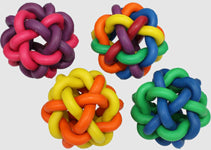 Multipet Nobbly Wobbly Dog Toy Assorted 1ea/LG, 4 in