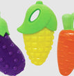 Multipet Harvesters Rubber Dog Toy Vegetables Assorted 1ea/5 in